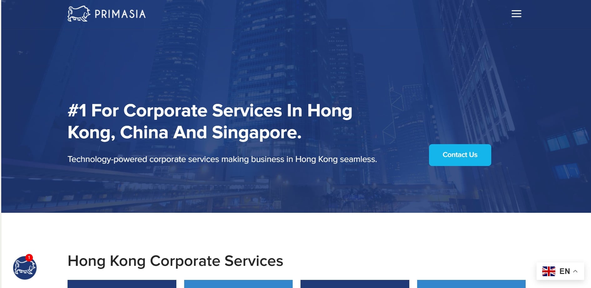Corporate Services Provider In Hong Kong & China | Primasia